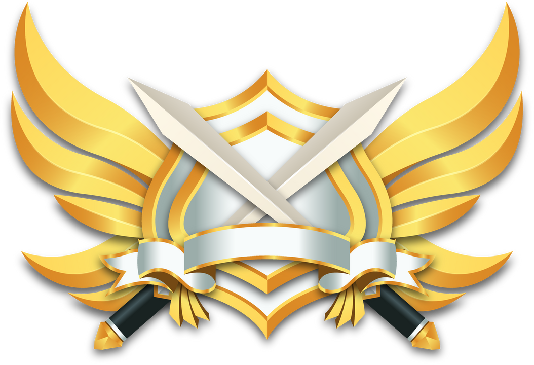 Golden Achievement Game Badge